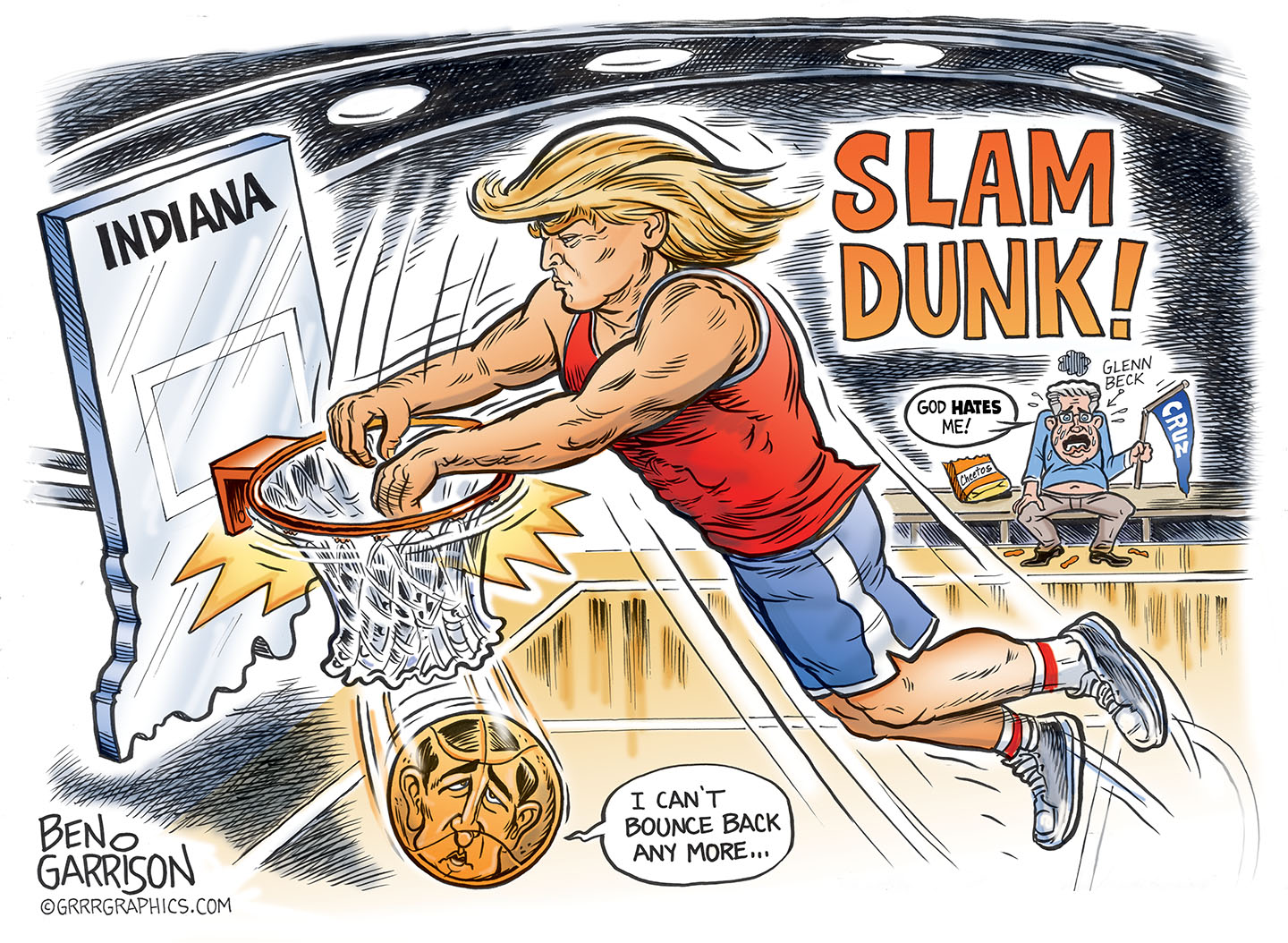 United States of the Solar System (3) - Page 11 Trump_slam_dunk_ben_garrison