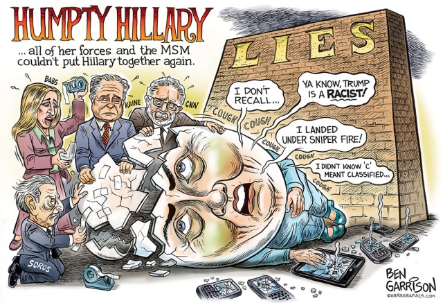 Image result for hillary health concerns cartoons
